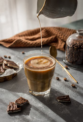 Hot coffee made with love 