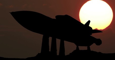 Moonrise Sunrise Sunset Silhouette Time Lapse