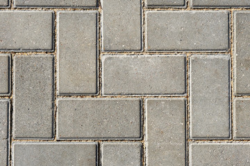gray paving tile for background or texture