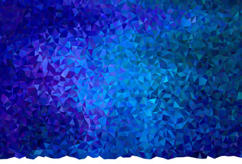 Dark Pink, Red vector triangle mosaic texture.