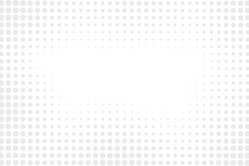 Simple abstract vector background. White and gray halftone pattern