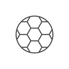 Obraz premium Isolated soccer ball vector design