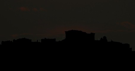 Moonrise Sunrise Sunset Silhouette Time Lapse