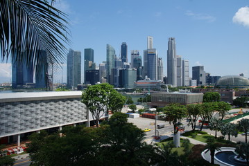natural and urban views of singapore