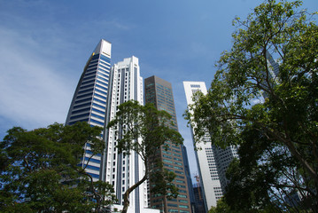 Fototapeta na wymiar natural and urban views of singapore