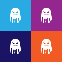 evil ghost icon. Element of scarecrow icon. Premium quality graphic design icon. Signs and symbols collection icon for websites, web design, mobile app