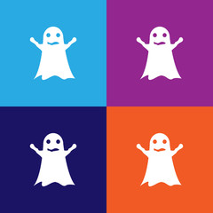 frightening ghost icon. Element of scarecrow icon. Premium quality graphic design icon. Signs and symbols collection icon for websites, web design, mobile app