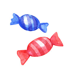 Christmas candy  isolated on white. Illustration for christmas, new years day, sweet-stuff, winter holiday, dessert, new years eve