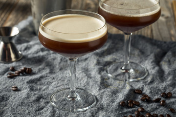 Homemade Alcoholic Espresso Martini