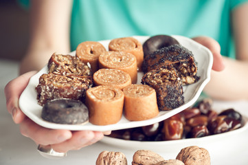 Raw sweets from seeds