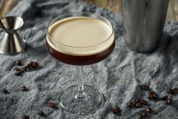 Homemade Alcoholic Espresso Martini