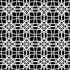 Vector seamless pattern. Modern stylish texture with monochrome trellis. Repeating geometric grid. Simple graphic design.