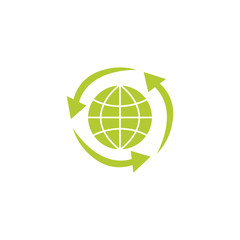sphere planet eco friendly fill style icon