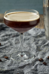 Homemade Alcoholic Espresso Martini