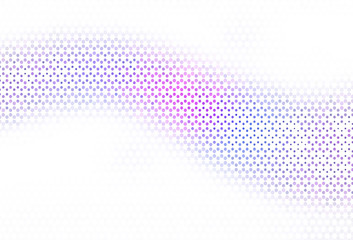 Light backdrop with dots.