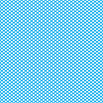 White Polka Dots on Light Blue Background, Polka Dot Pattern for Background, Wrapping Paper, Fabric, Print and Web