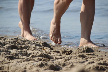 Spaziergang am Strand 