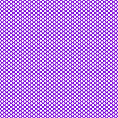 Polka Dot Pattern White on Violet Digital Background. Dot Design for Background, Wrapping Paper, Fabric, Print and Web