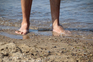 Spaziergang am Strand 