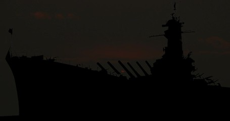 Moonrise Sunrise Sunset Silhouette Time Lapse