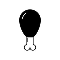 black and white food bbq design