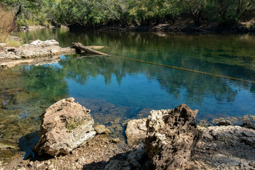 McIntyre Springs on the Withlacoochee River, Brooks County, Georgia