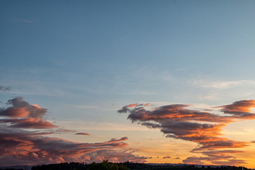 Beautiful Sky Over Switzerland