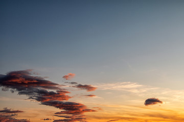 Obraz premium Beautiful Sky Over Switzerland