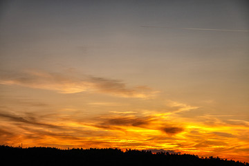 Beautiful Sky Over Switzerland