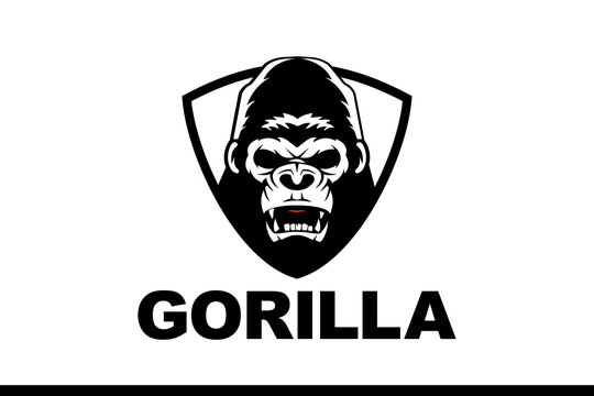 Gorilla Head Logo Template