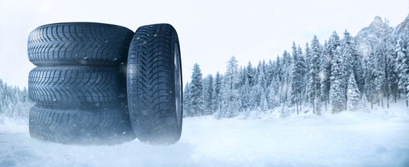 Autoreifen - Winterreifen - Schnee