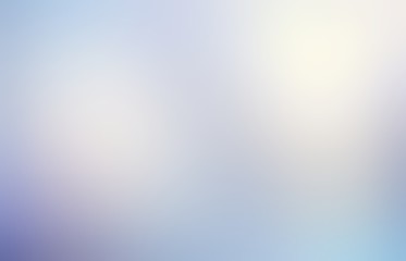 Flare on pastel blue background. Spotlights pattern. Winter nature defocused illustration abstract. 
