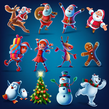 characters for Christmas graphics