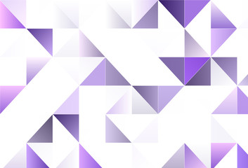 Light vector template with crystals, triangles.