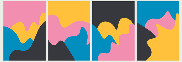 Abstract background, template, artistic covers design, colorful texture. Trendy pattern, graphic poster, geometric brochure, card. Vector illustration. 