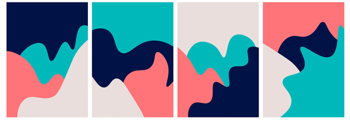 Abstract background, template, artistic covers design, colorful texture. Trendy pattern, graphic poster, geometric brochure, card. Vector illustration. 