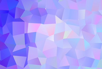 Obraz premium Dark Purple vector polygon abstract background.