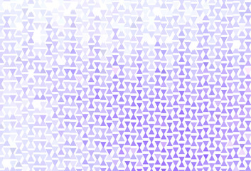 Light Purple vector layout with lines, triangles.