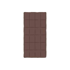 Vector illustration of a bar of chocolate.