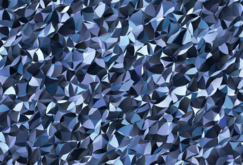 Dark Purple vector abstract polygonal pattern.