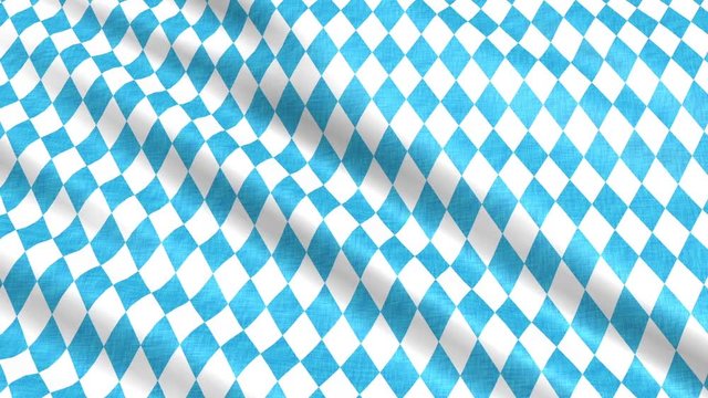 Video - A flag of Bavaria in the wind