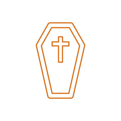 Obraz premium Halloween grave vector design