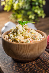 Russian traditional salad