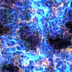 Galaxy stars glowing in deep space. Abstract space background. Light blue interstellar gas, seamless texture