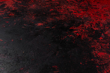 Painted background texture red and black