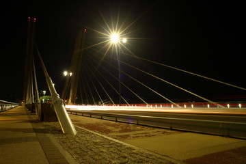 Puente de la Hispanidad en Valladolid, Castilla y Leon, España