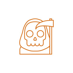 Halloween skull vector design