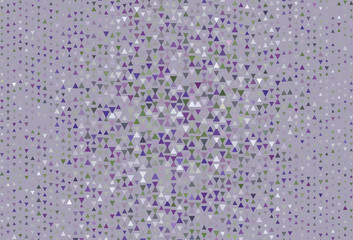 Light Pink, Green vector template with crystals, triangles.