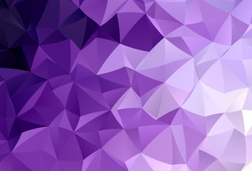 Fototapeta premium Light Purple, Pink vector triangle mosaic background.