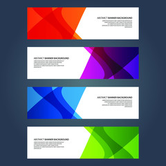 Vector Abstract design banner web template